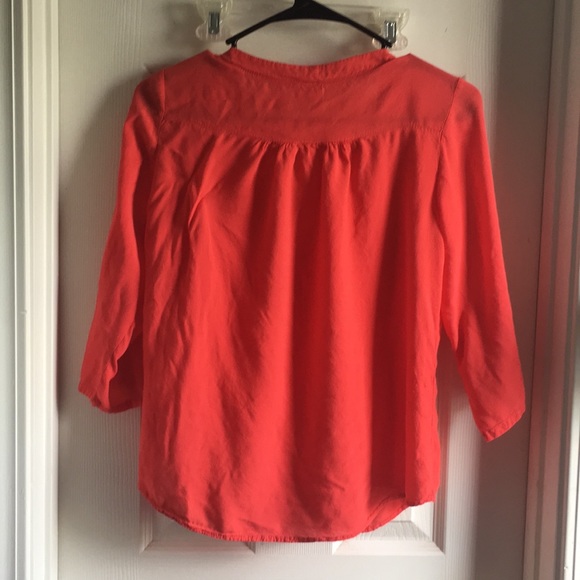 Red button down top - Picture 2 of 2